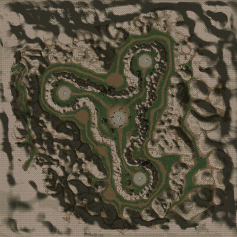 Map of Guild War Area