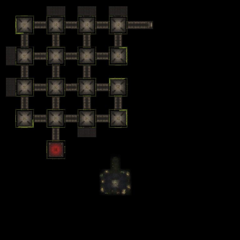 Map of Spider Dungeon 3
