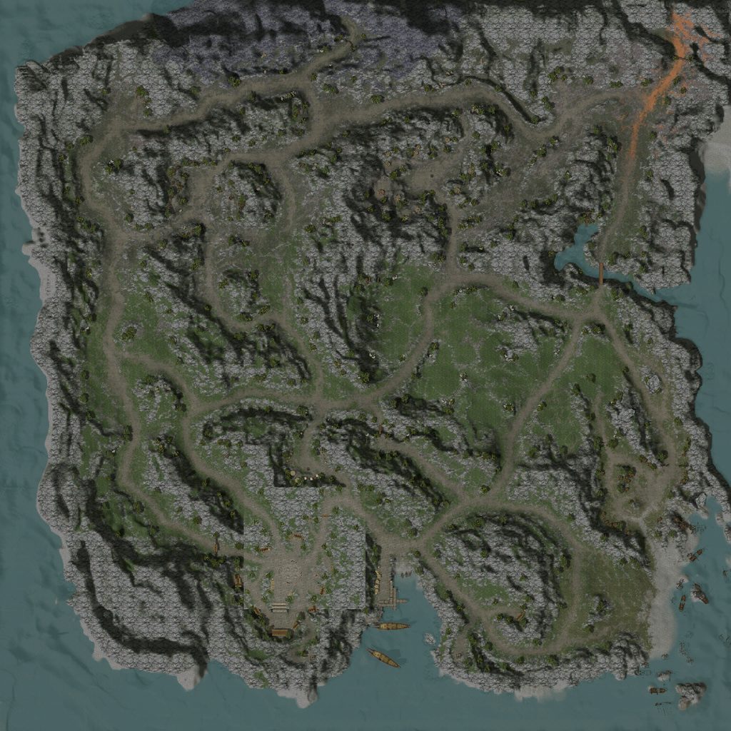 Map of Cape Dragon Fire