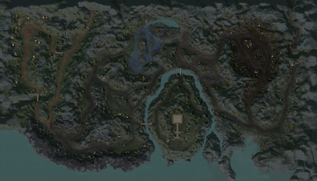 Map of Gautama Cliff