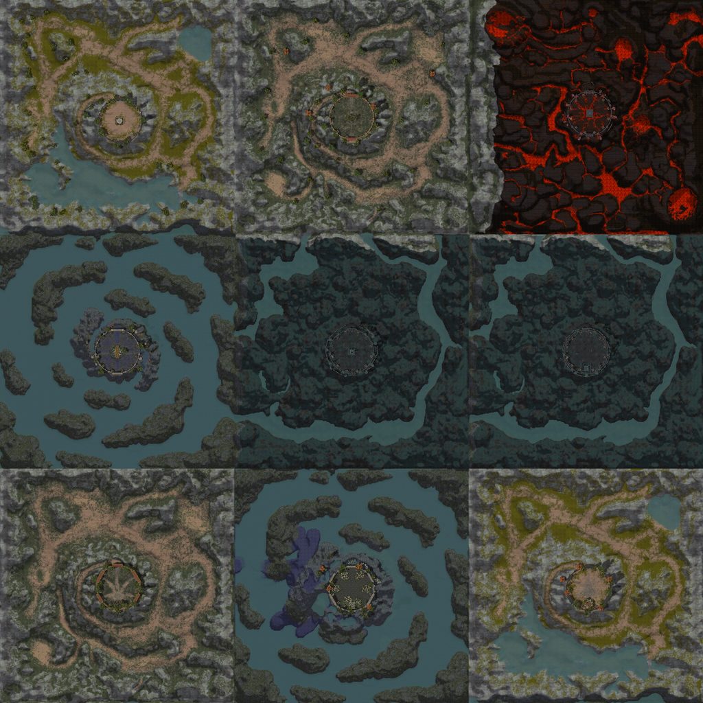 Map of Zodiac Temple