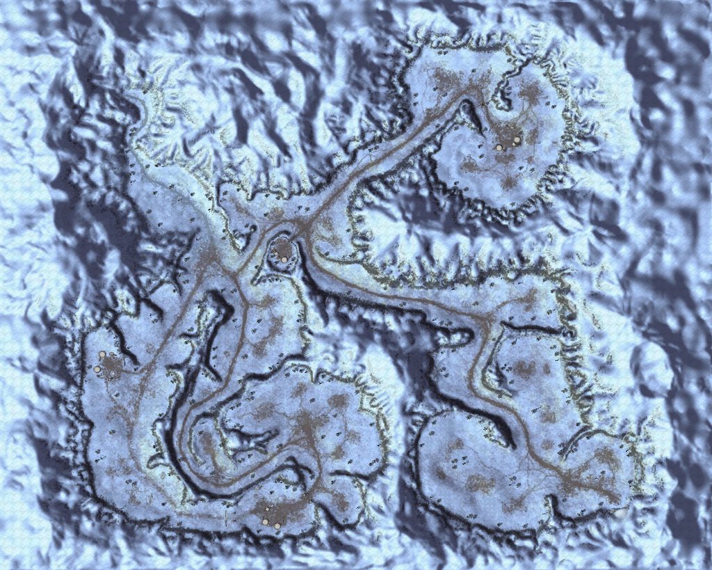 Map of Northwind Canyon