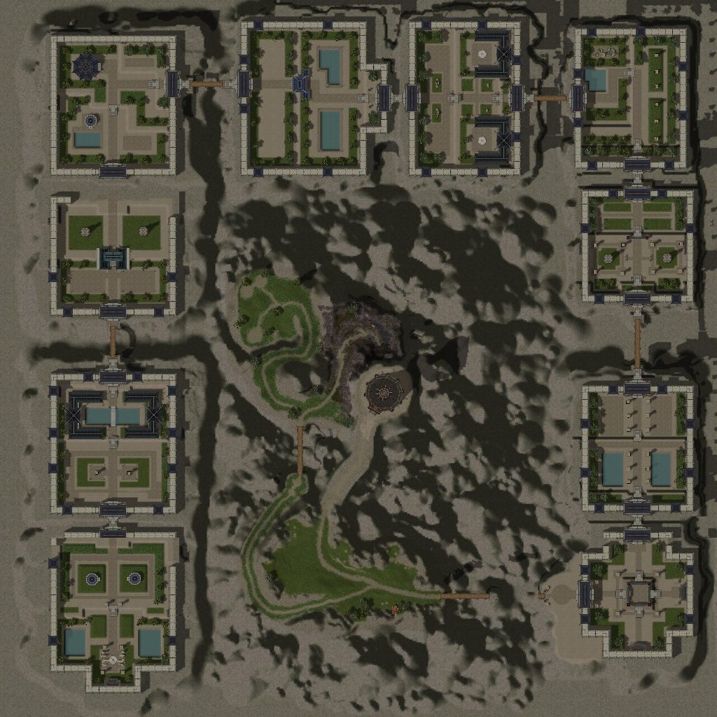Map of Hwang Temple